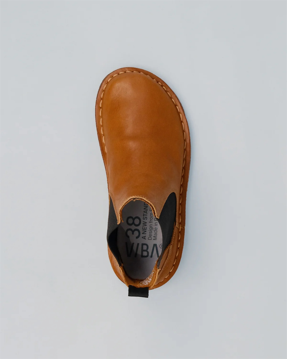 VIBAe HELSINKI Leather - Cognac Brown