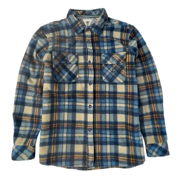 Vissla Eco-zy LS Polar Flannel Shirt - Khaki