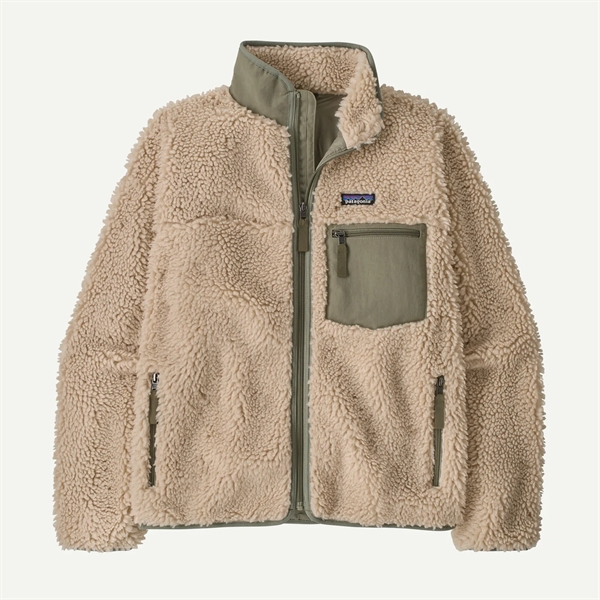 Patagonia Womens Classic Retro-X Jacket - Dark Natural w/River Rock Green