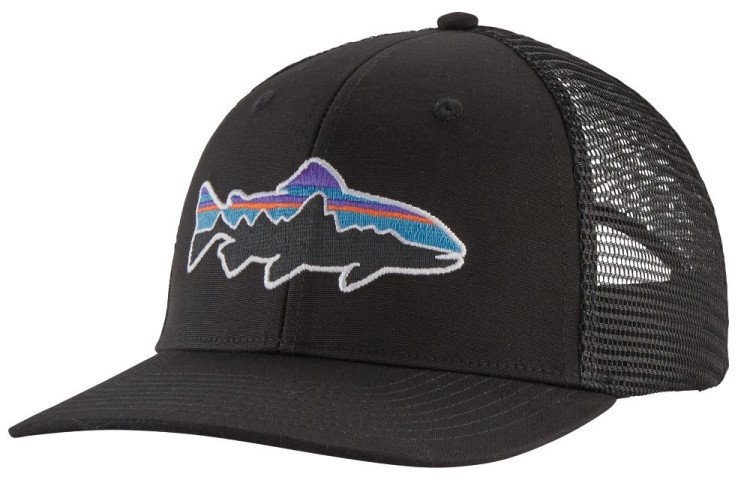 Patagonia Fitz Roy Trout Trucker Hat - Black