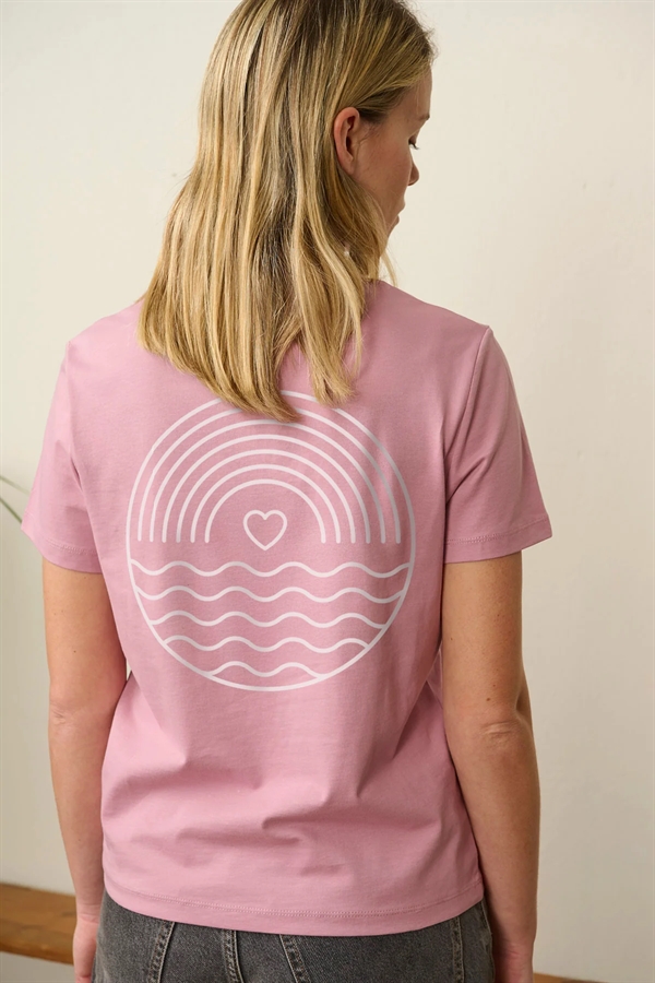 Hjemhavn - Tee Women "We Love Oceans" - Lillac