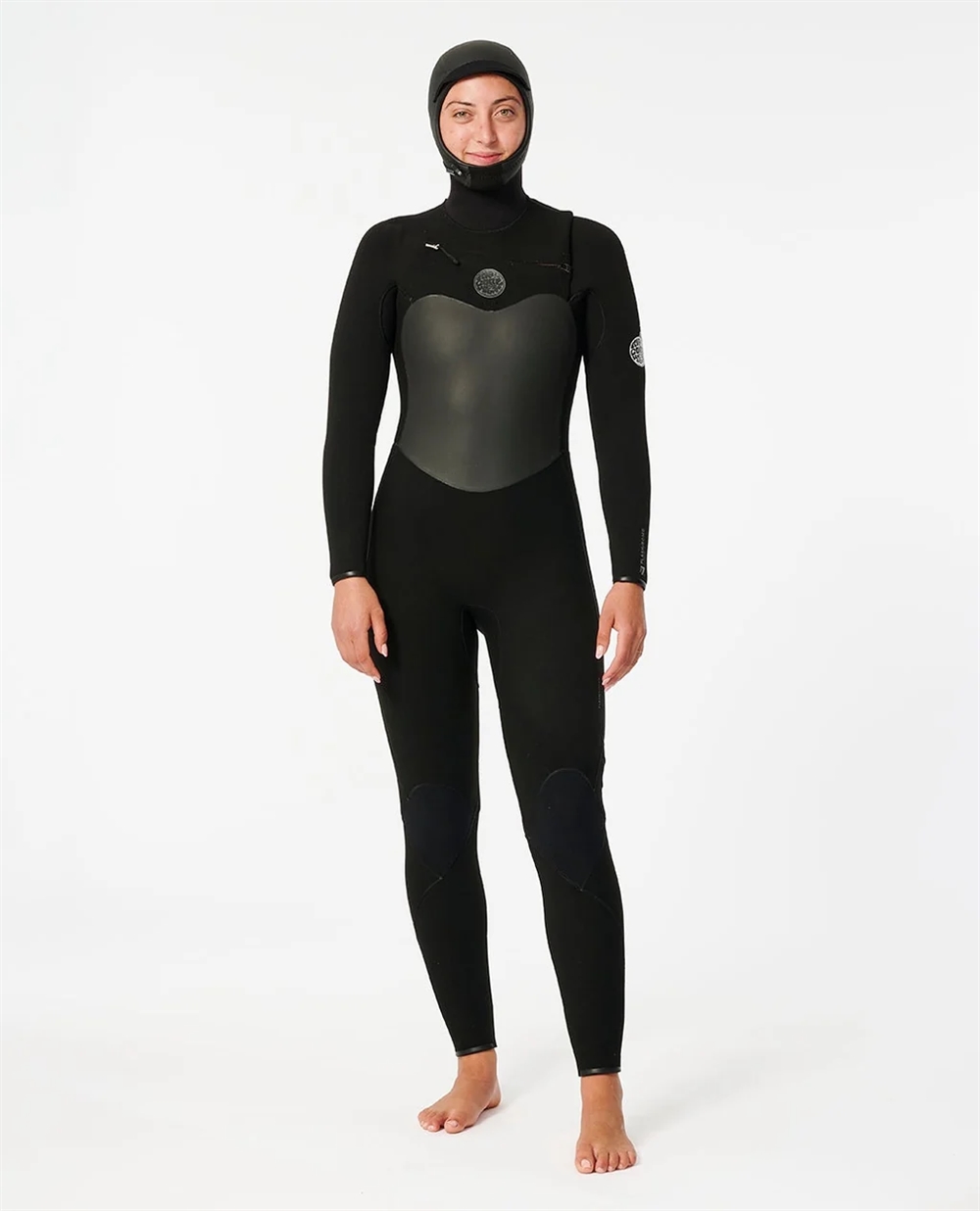 Rip Curl Flashbomb CZ Hood 6:4 Womens - Black