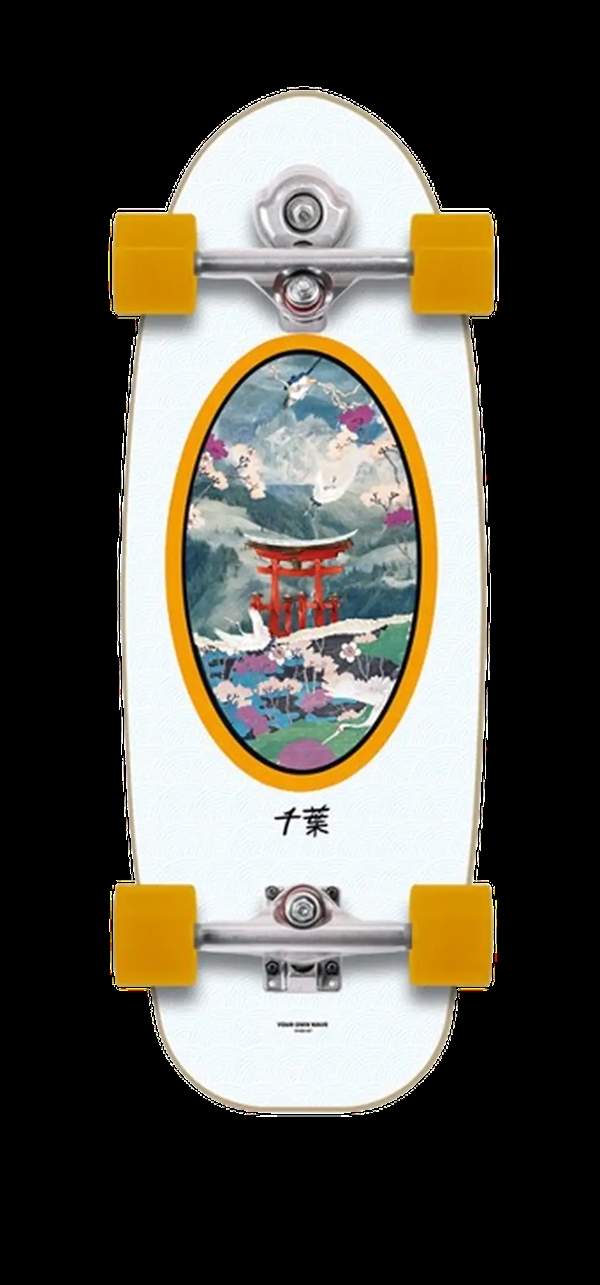 YOW Chiba Classic Series Surfskate 30" - Hvid